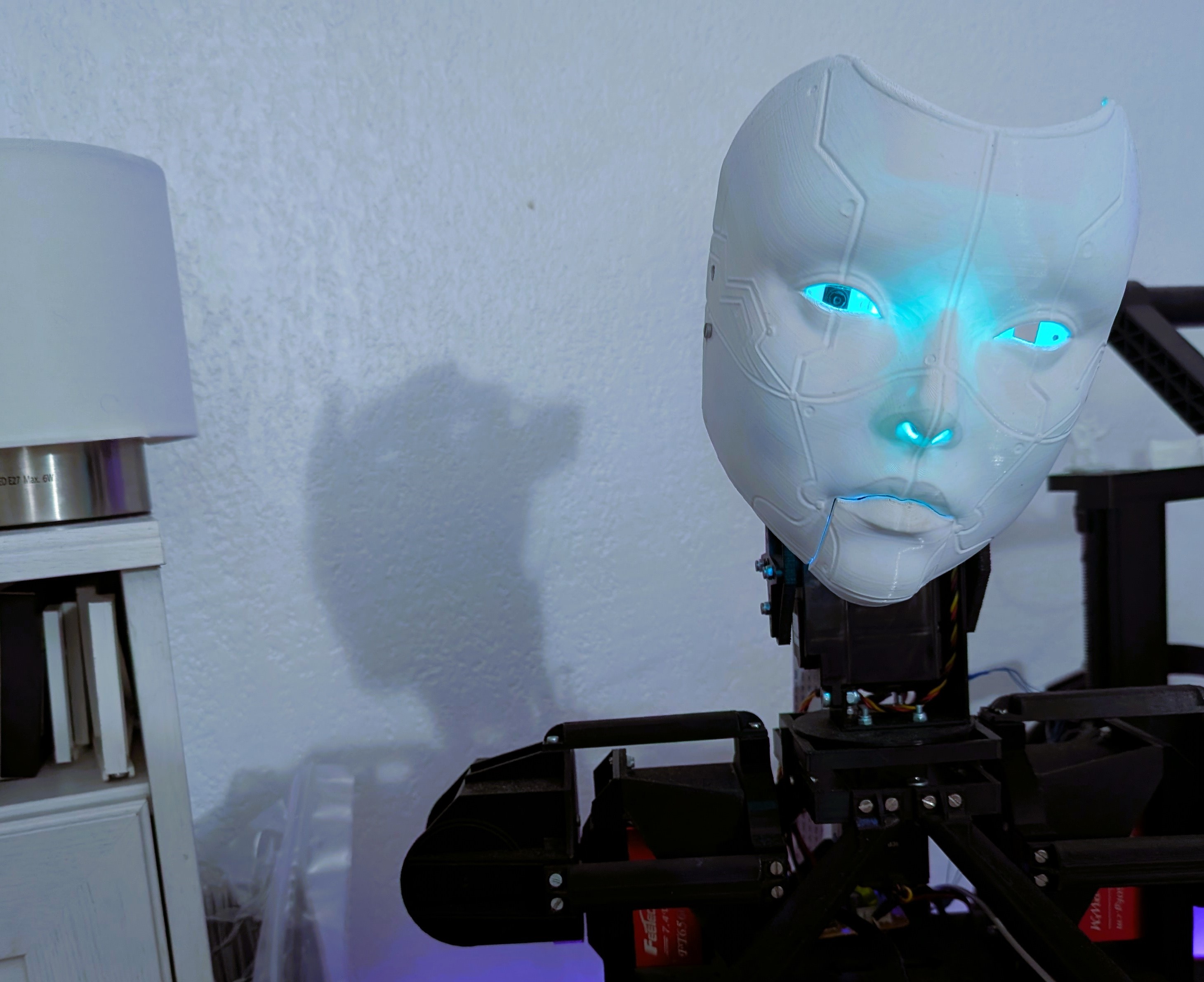 Visage de MIKASA un robot humanoide
